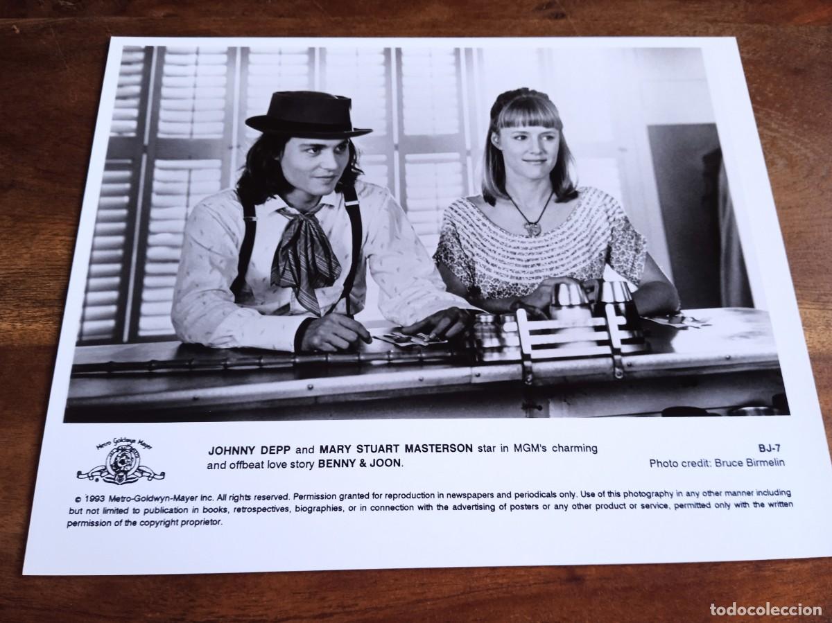 Kino: Benny & Joon el amor de los inocentes - Johnny Depp, Mary S. Masterson - Foto B/N original MGM 1993