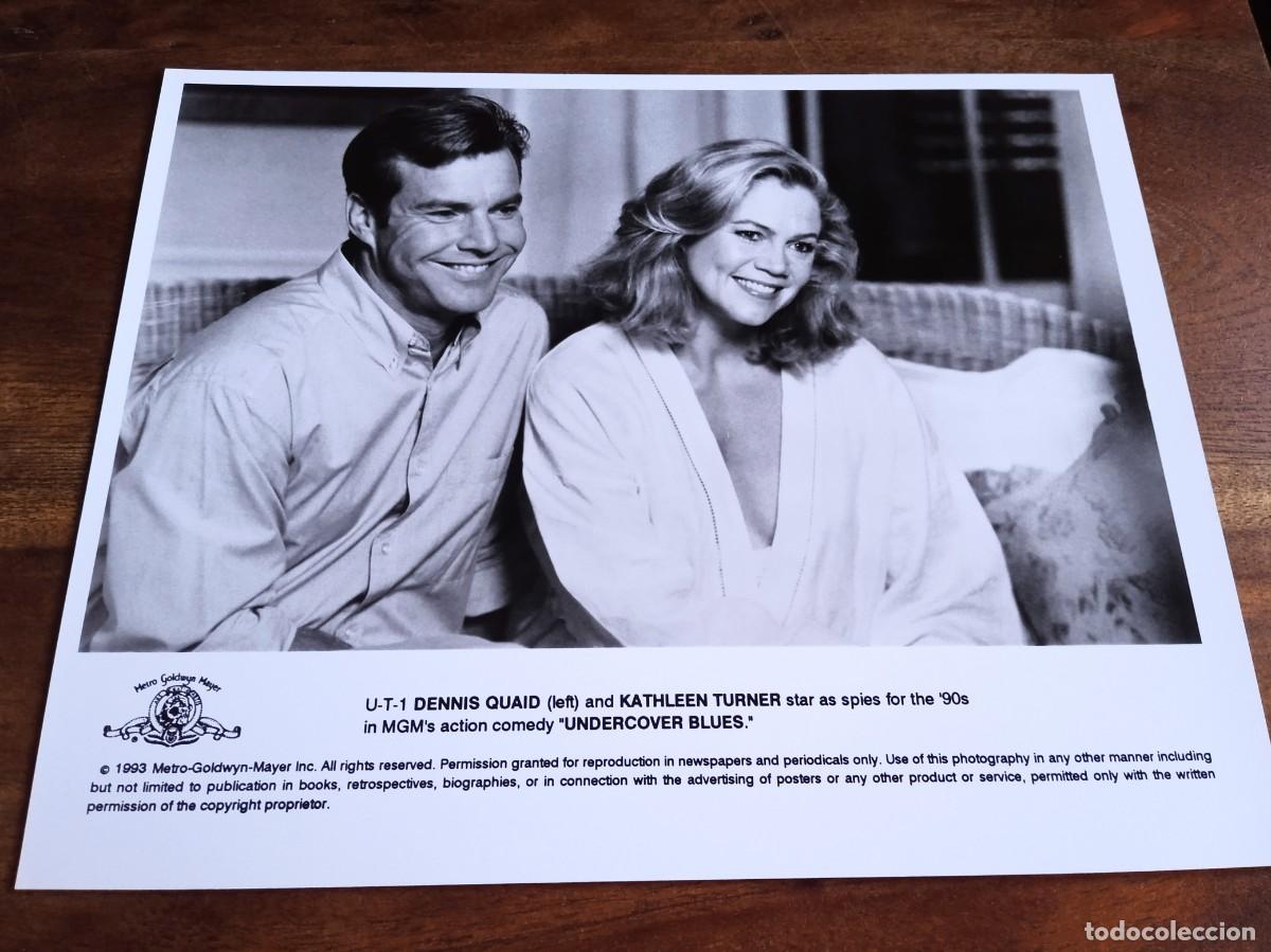Kino: Cuidado con la familia Blue - Dennis Quaid, Kathleen Turner - Foto B/N original MGM 1993
