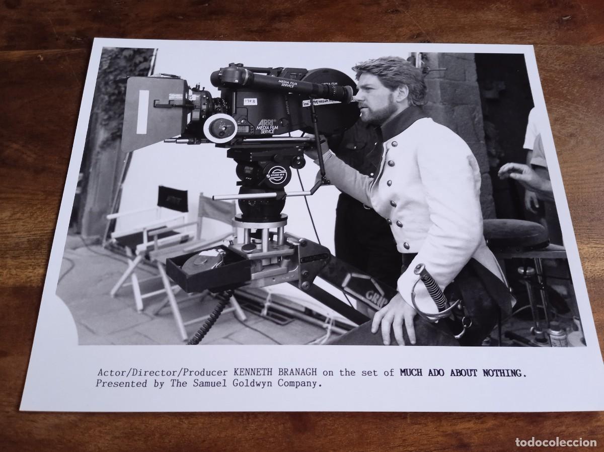 Kino: Mucho ruido y pocas nueces - Kenneth Branagh Actor/Director - Foto B/N original Lauren 1993