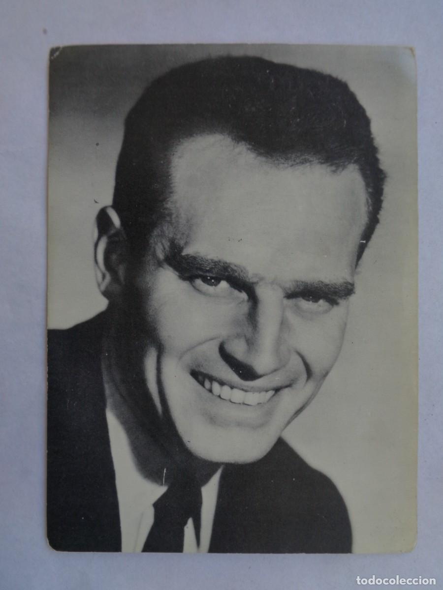 Cine: FOTO - FICHA OBSEQUIO DE &acute; ROMANTICA &uml;: CHARLTON HESTON . A&Ntilde;OS 60