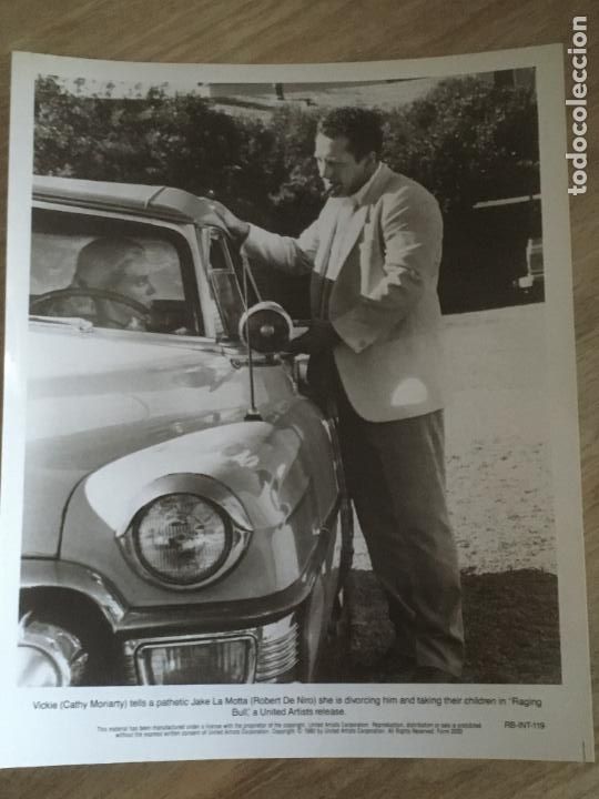 Cine: toro salvaje raging bull robert de niro foto original estreno