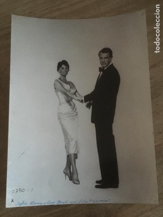 Cine: cary grant sofia loren cintia foto original antigua