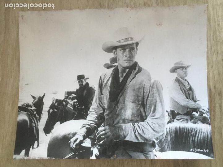 Cine: horizontes de grandeza charlton heston big country foto original antigua