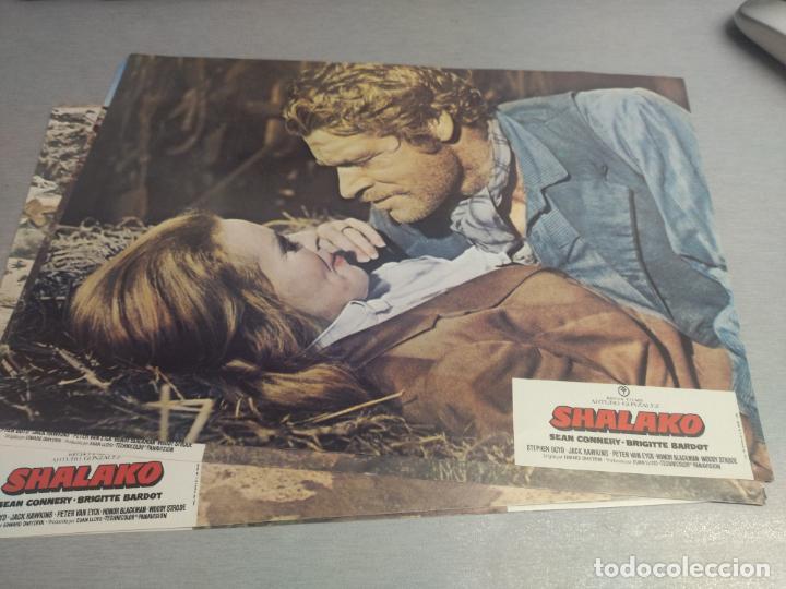 Cine: SHALAKO / SEAN CONNERY - BRIGITTE BARDOT / 7 FOTOCROMOS / ORIGINAL