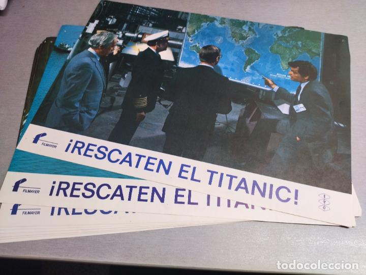 Cine: &iexcl;RESCATEN EL TITANIC! / 11 FOTOCROMOS / ORIGINAL