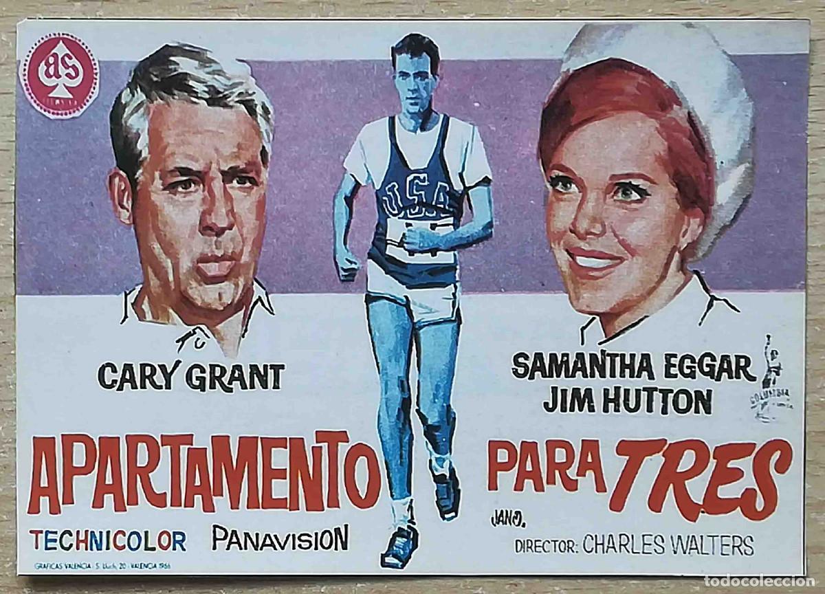 Cine: Apartamento para tres. 1966 (Cary Grant, Samantha Eggar, Jim Hutton) Programa de mano revista