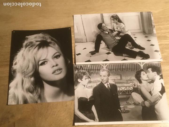 Cine: esta picara colegiala brigitta bardot 3 fotos originales estreno