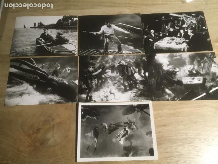 Cine: 20.000 leguas de viaje submartino julio verne kirk douglas 7 fotos originales antiguas