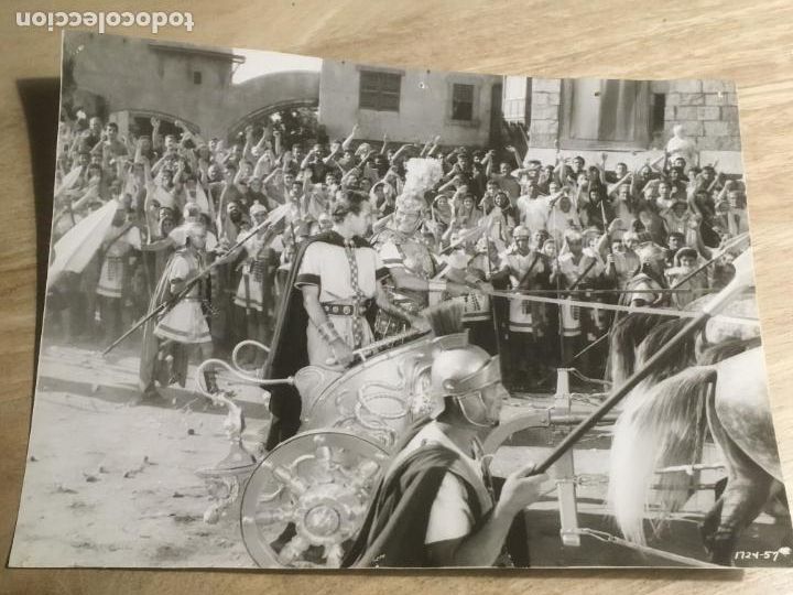 Cine: ben hur charlton heston foto original antigua