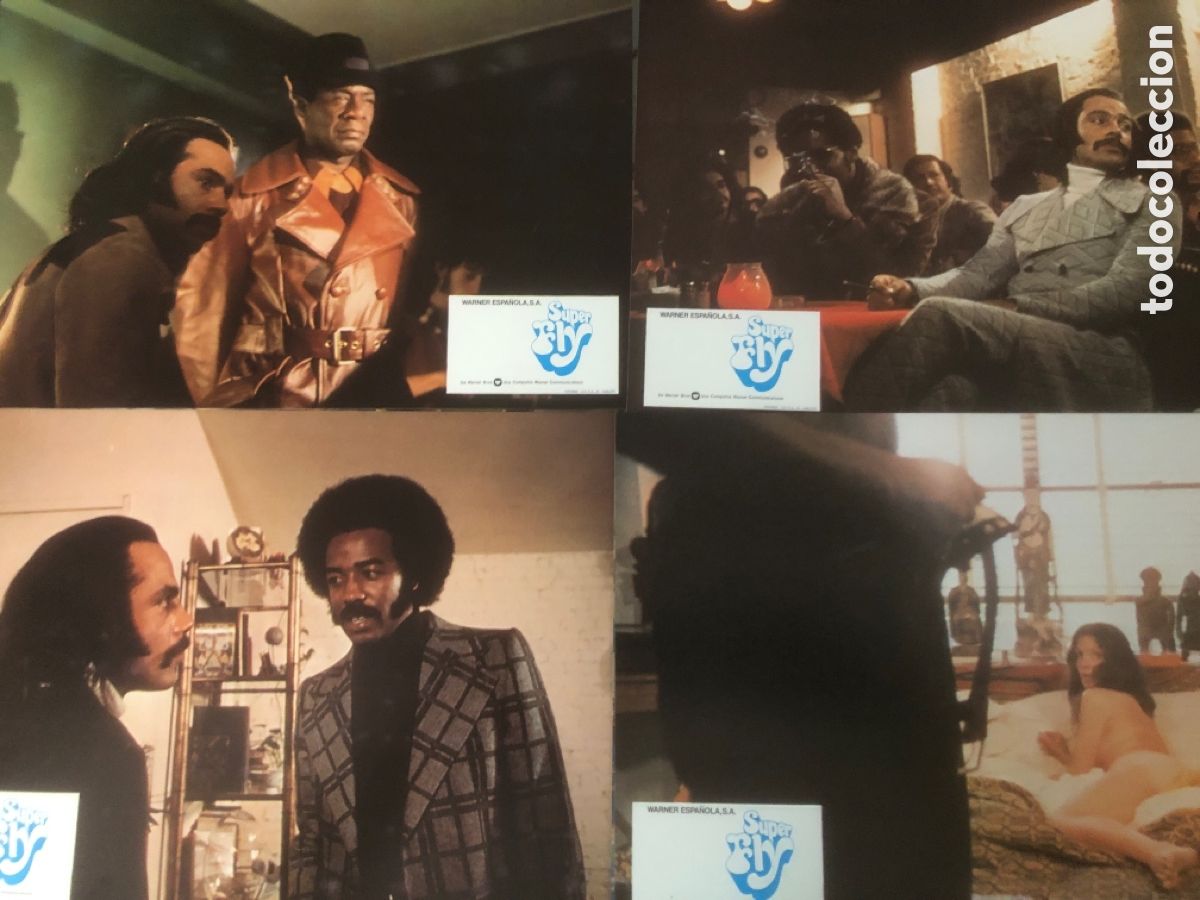 Kino: PELICULA SUPER FLY SET COMPLETO DEL ESTRENO 12 FOTOCROMOS