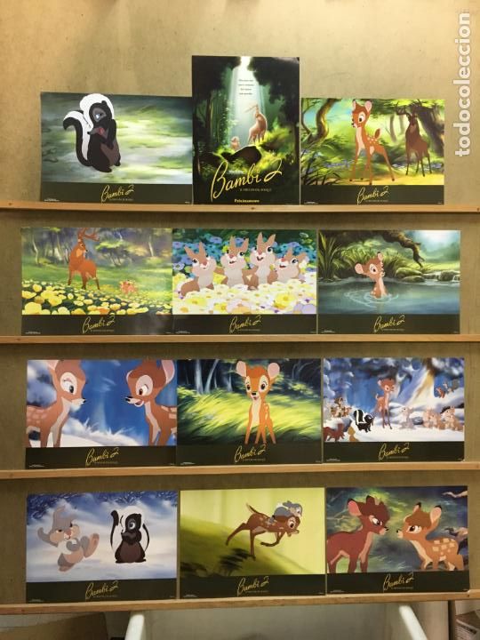Cine: QV03D BAMBI 2 WALT DISNEY ANIMACION SET COMPLETO 12 FOTOCROMOS ORIGINAL ESTRENO