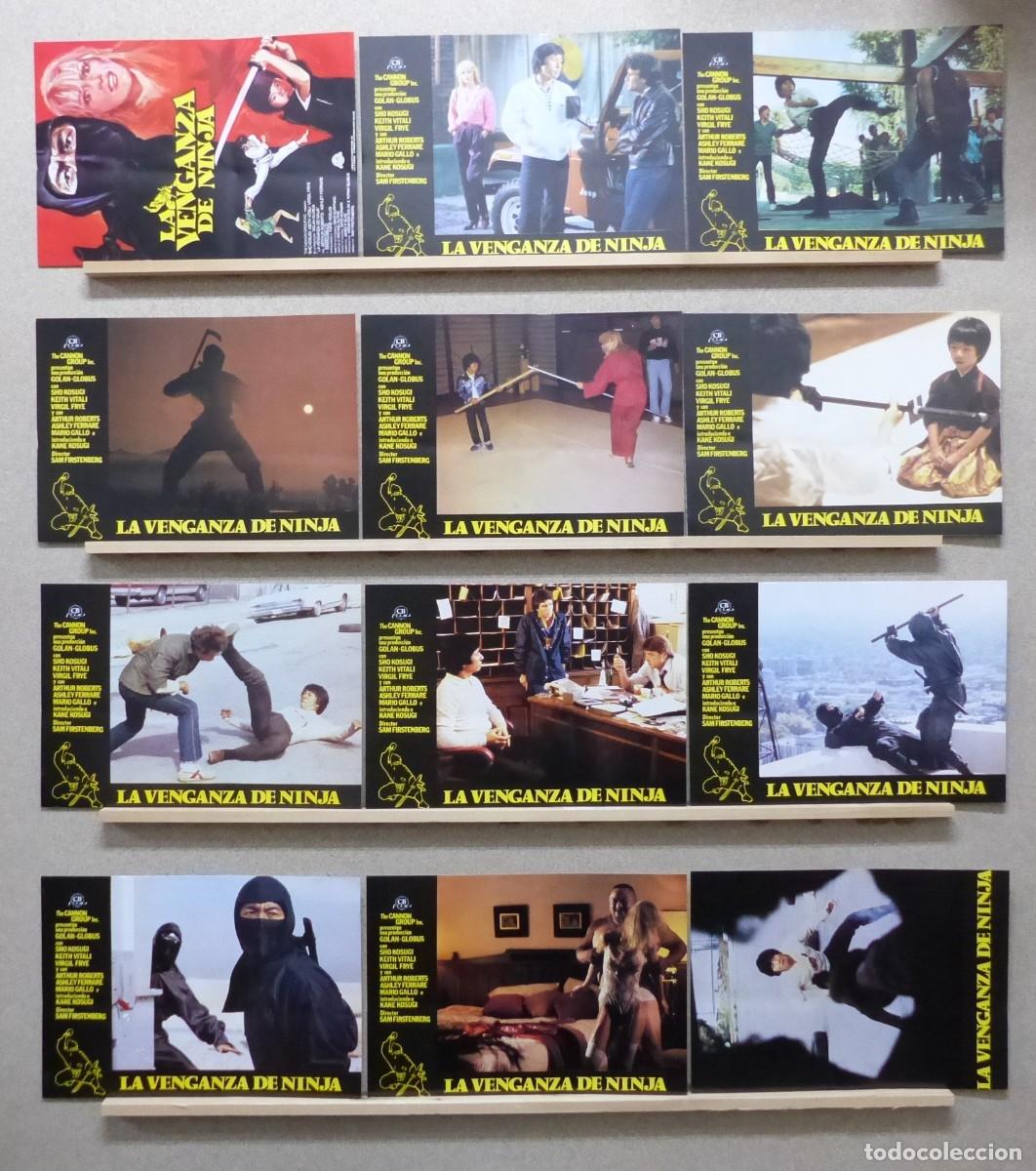 Cinema: LA VENGANZA DE NINJA, ARTHUR ROBERTS, MARIO GALLO, A&Ntilde;O 1983 - SET COMPLETO 12 FOTOCROMOS
