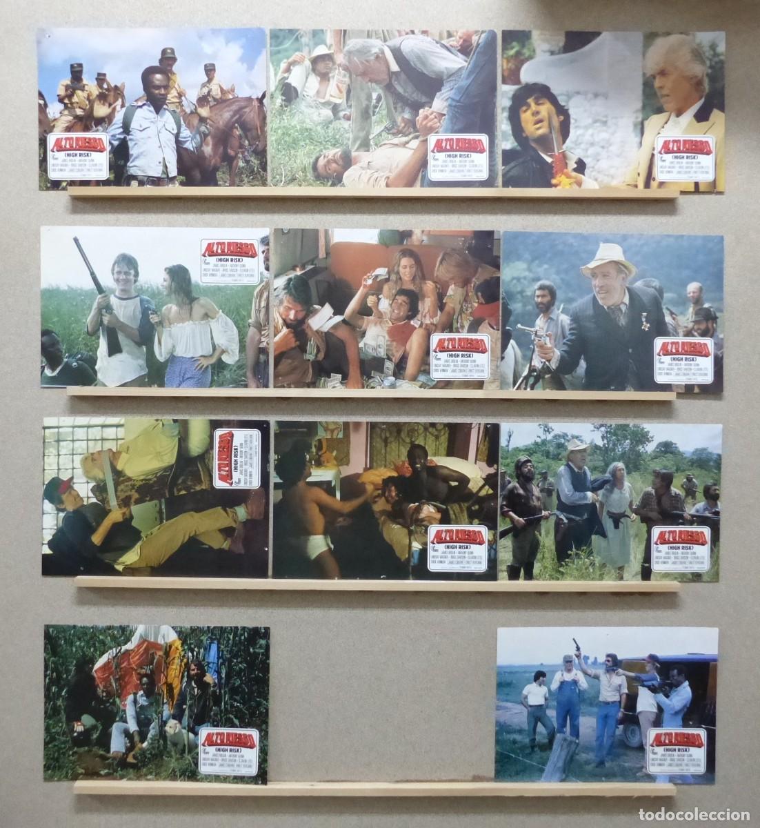 Cine: ALTO RIESGO, JAMES BROLIN, ANTHONY QUINN, LINDSAY WAGNER, A&Ntilde;O 1981 - SET 11 FOTOCROMOS