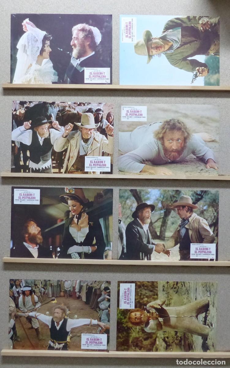 Cine: EL RABINO Y EL PISTOLERO. GENE WILDER, HARRISON FORD. A&Ntilde;O 1979 - SET 8 FOTOCROMOS