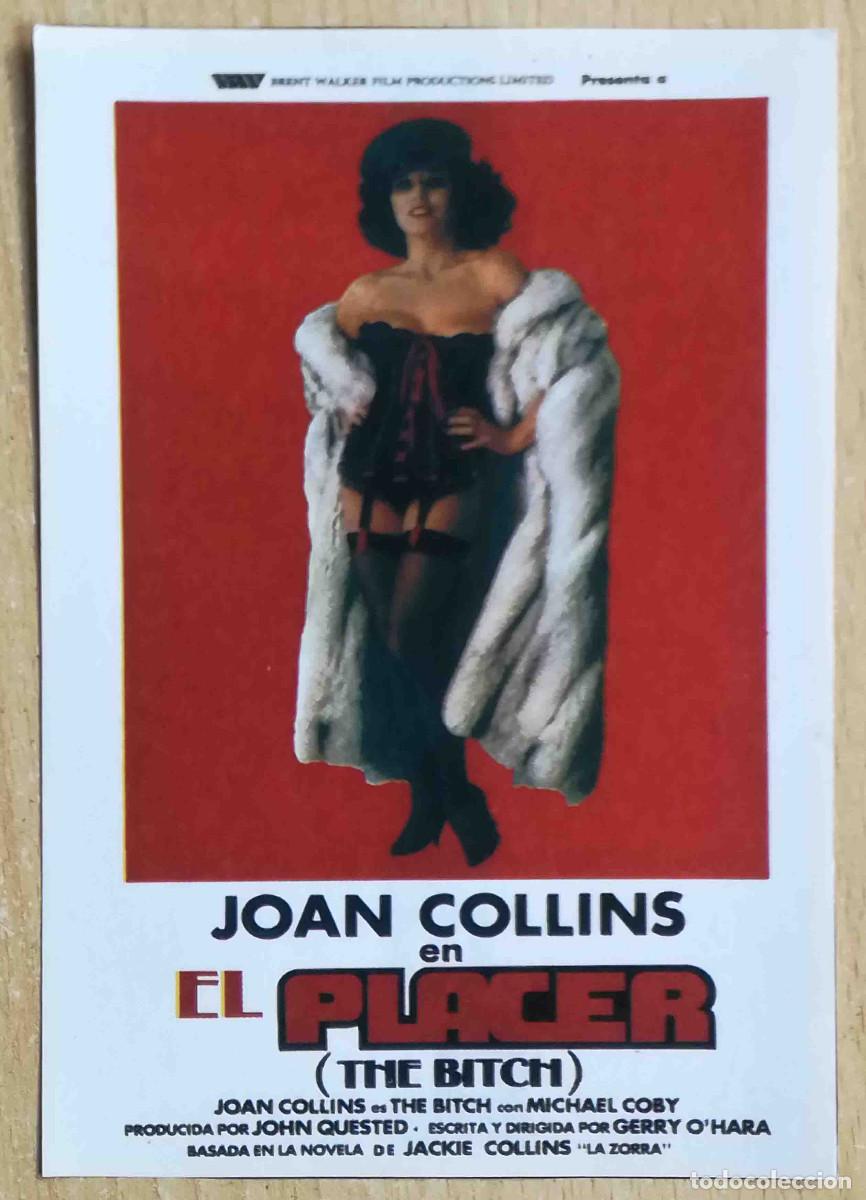 Cine: El placer. Gerry O'Hara. Reino Unido 1979 (Joan Collins, Antonio Cantafora) Programa de mano revista