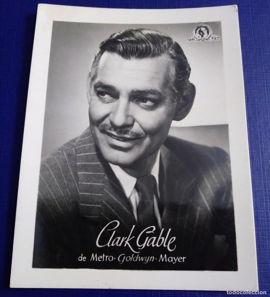 Cine: FOTO CROMO DE CLARK GABLE - METRO GOLDWYN MAYER - INFONAL ROLLFILMS