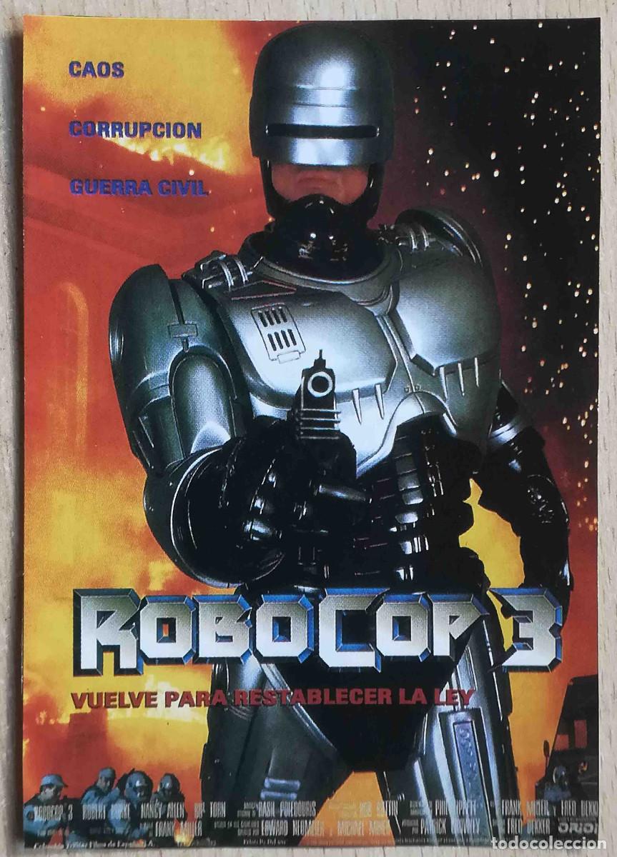Cine: Robocop 3 - Fred Dekker, 1993 (Robert John Burke, Nancy Allen, Rip Tom) Programa de mano revista