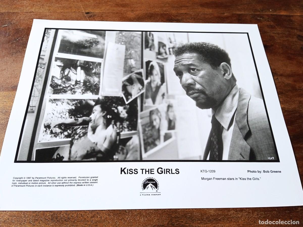 Cin&eacute;ma: El coleccionista de amantes Kiss the Girls - Morgan Freeman - Foto original B/N Paramount 1997