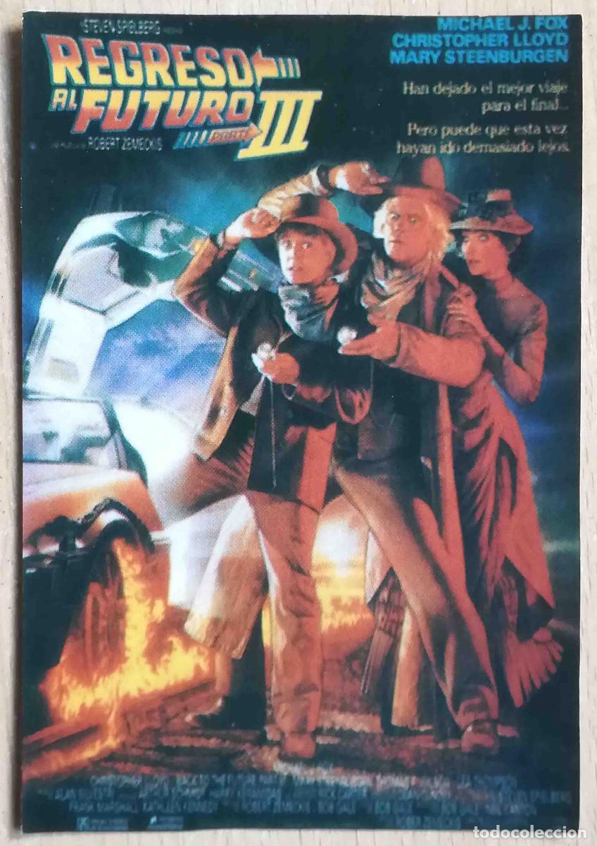 Cine: Regreso al futuro III. Robert Zemeckis 1990 (Michael J. Fox, Christ. Lloyd) Programa de mano revista