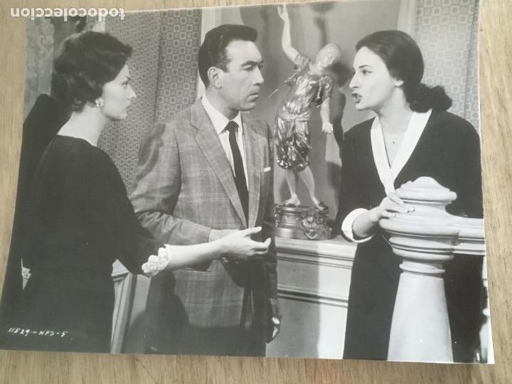 Cine: orquidea negra anthony quinn sofia loren foto original antigua