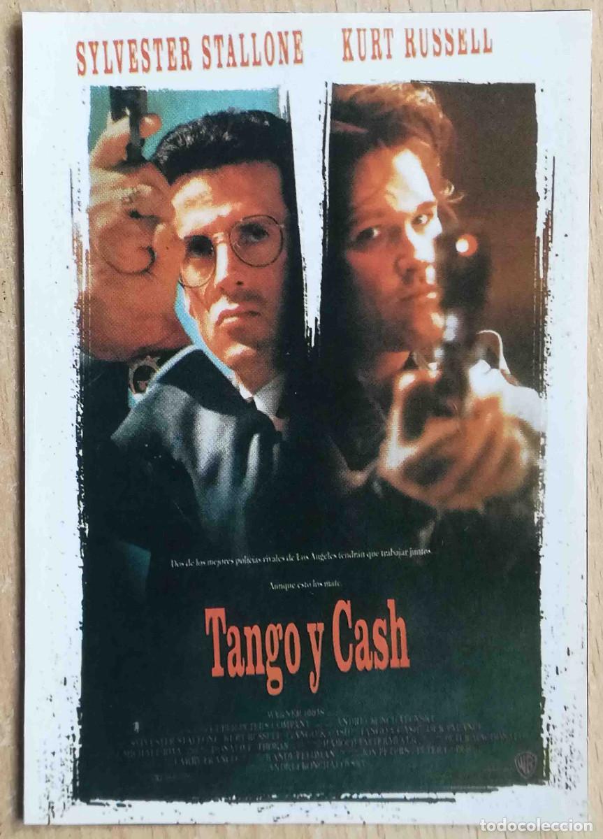Cine: Tango y Cash. Andrei Konchalovsky, 1989 (Kurt Russell, Sylvester Stallone) Programa de mano revista