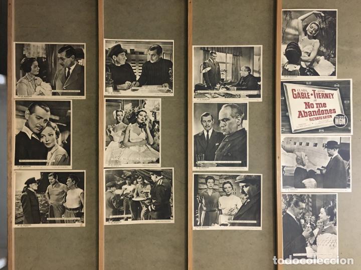 Cine: EA34 NO ME ABANDONES CLARK GABLE GENE TIERNEY SET MGM COMPLETO 13 FOTOCROMOS ORIGINAL ESTRENO