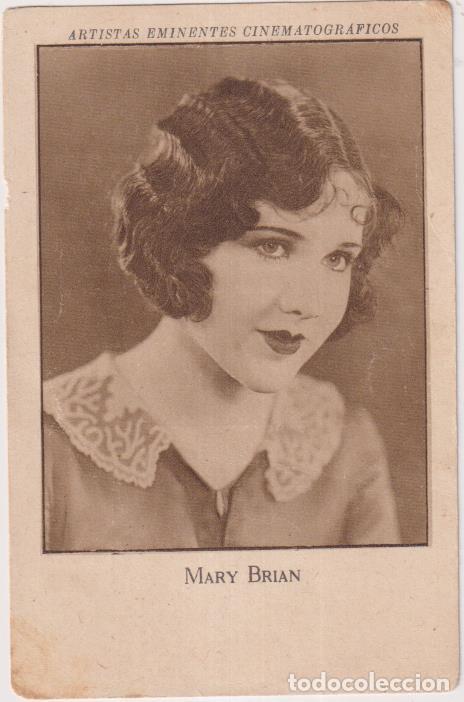 Cinema: Mary Brian. Cromo (11,7x7,7 cm.) Publicidad de Pastillas de la K