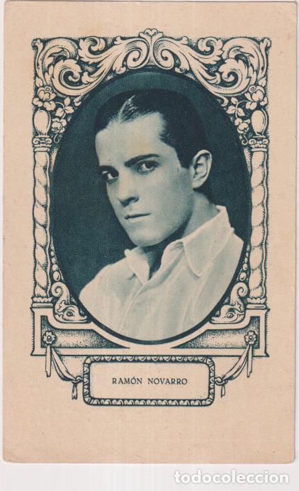 Cinema: Ram&oacute;n Novarro. Cromo (11x7 cm.) Chocolates Eduardo P&iacute;