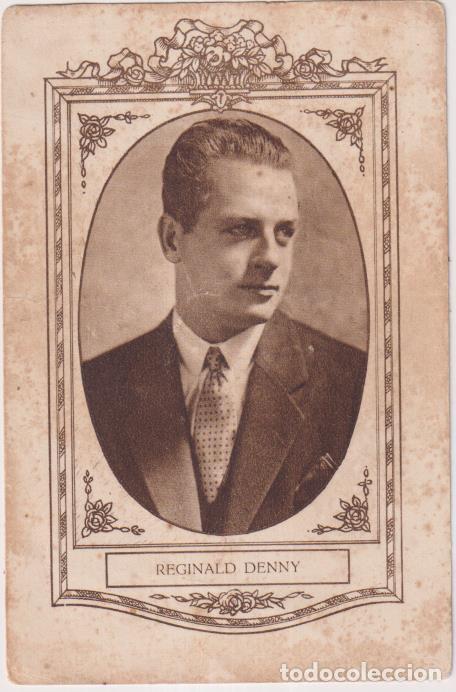 Cinema: Reginald denny. Cromo (11,5x7,5 cm.) Chocolates E. juncosa