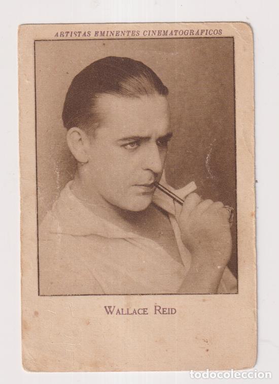 Cinema: Wallace Reid. Cromo (11,8x8 cm.) Publicidad de Cafiaspirina y Aspirina Bayer