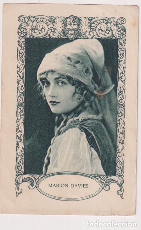 Cinema: Marion Davies. Cromo (11,5x7,5 cm.) Chocolate E. Juncosa