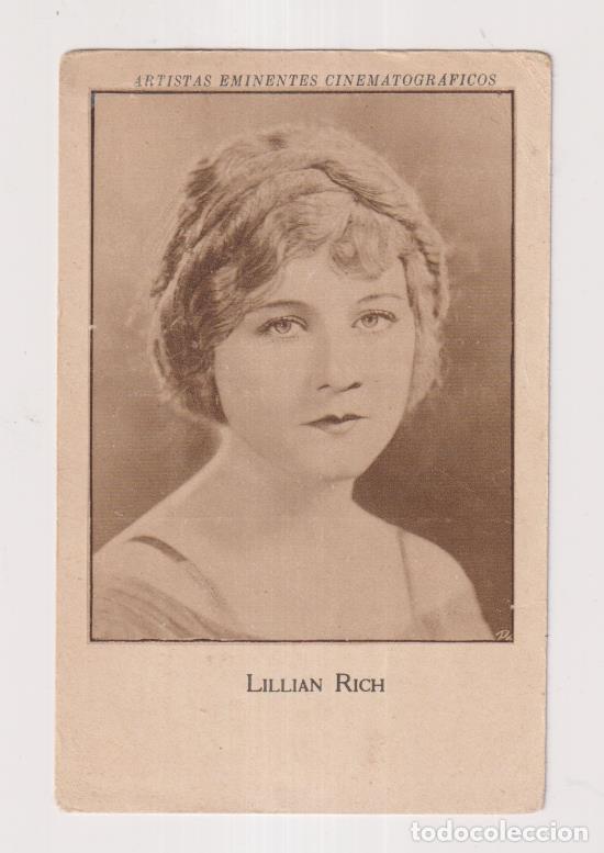 Kino: Lilian Rich. Cromo (12x7 cm.) Publicidad de Pastillas de la K