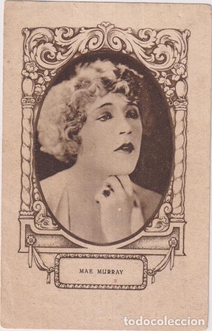 Kino: Mae Murray. Cromo (11x7 cm.) Chocolates Eduardo P&iacute;