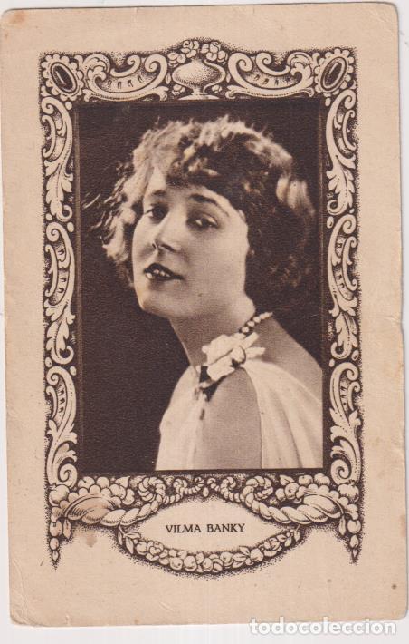 Kino: Vilma Banky. Cromo (11,5x7,5 cm.) Publicidad de Productos Farmac&eacute;uticos CAP. Sabadell
