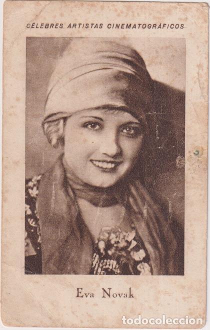 Kino: Eva Novak. Cromo (11x7 cm.) Chocolate E. Juncosa