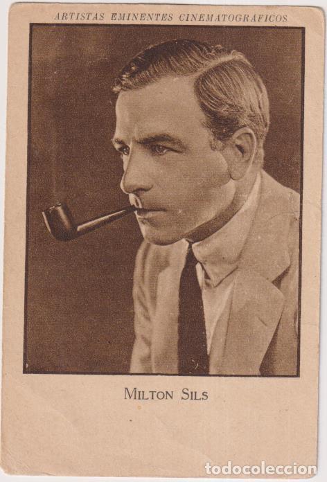 Kino: Milton Sils. Cromo (11,5x8 cm.) Chocolates Jaime Boix