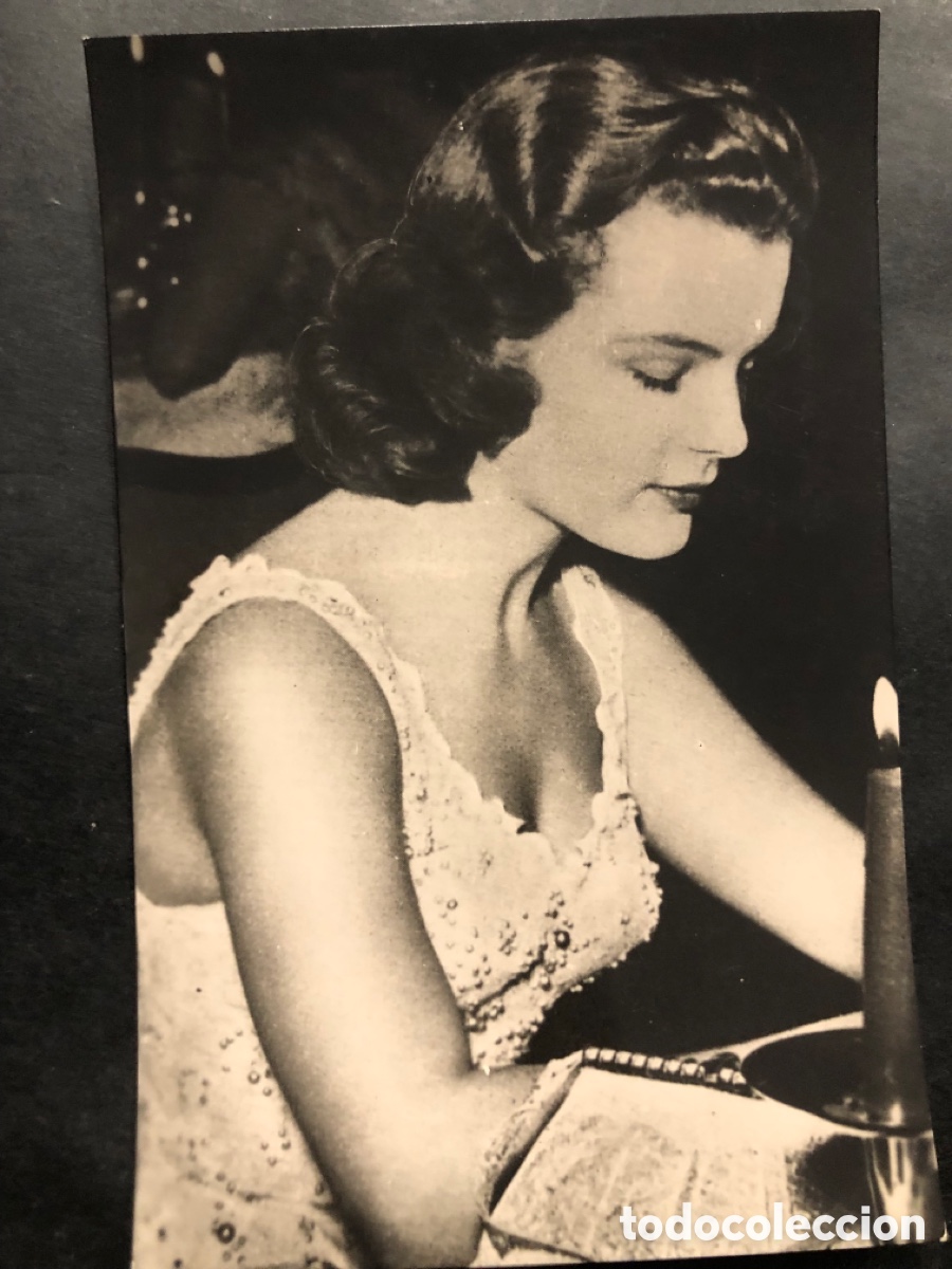 Cine: Antigua tarjeta postal de Romy Schneider