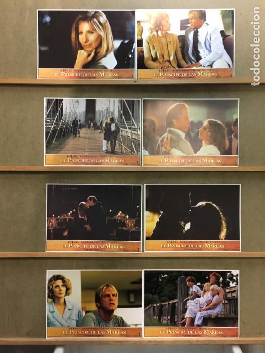Cine: EI77D EL PRINCIPE DE LAS MAREAS BARBRA STREISAND SET COMPLETO 8 FOTOCROMOS ORIGINAL ESTRENO