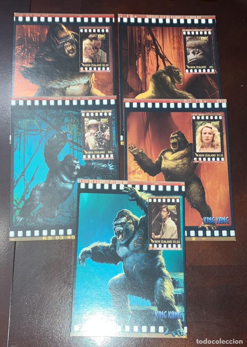 Cine: EL)2005 NEW ZEALAND, 5MAX CARDS, CINEMA &rdquo;KING KONG&rdquo; BY PETER JACKSON, DARROW & DRISCOLL, KING KONG,