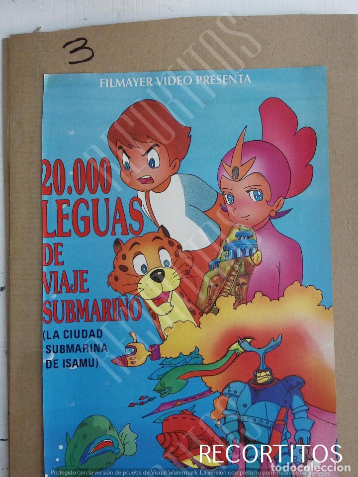 Cinema: 2000 LEGUAS DE VIAJE SUBMARINO ISAMU SPANISH AD PUBLICIDAD EN PRENSA RECORTE Kaitei Sanman Mile