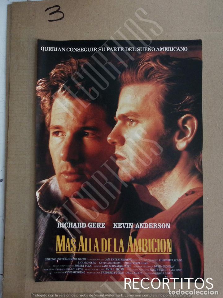 Cine: KEVIN ANDERSON RICHARD GERE PUBLICIDAD PRENSA RECORTE