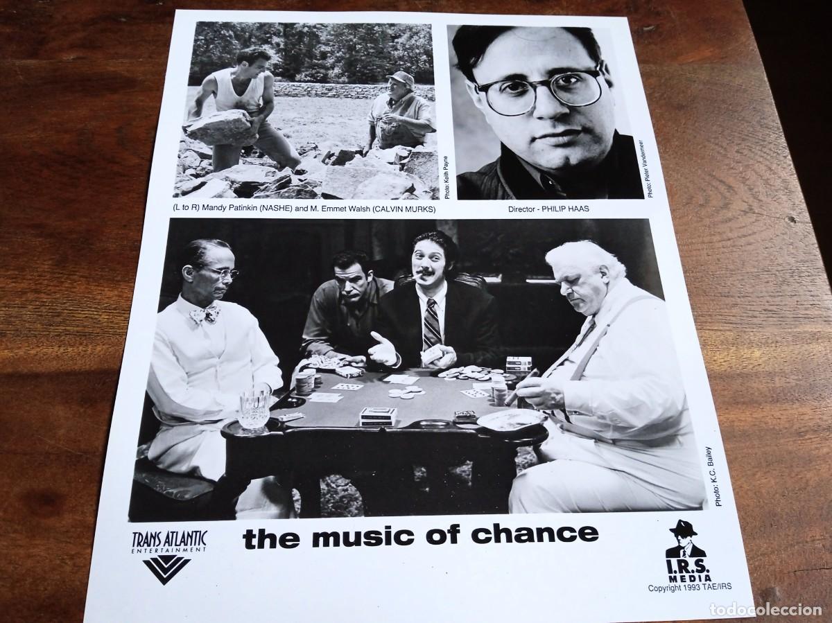 Kino: La m&uacute;sica del azar - Mandy Patinkin - Dir. Philip Haas - Foto original B/N I.R.S Media 1993