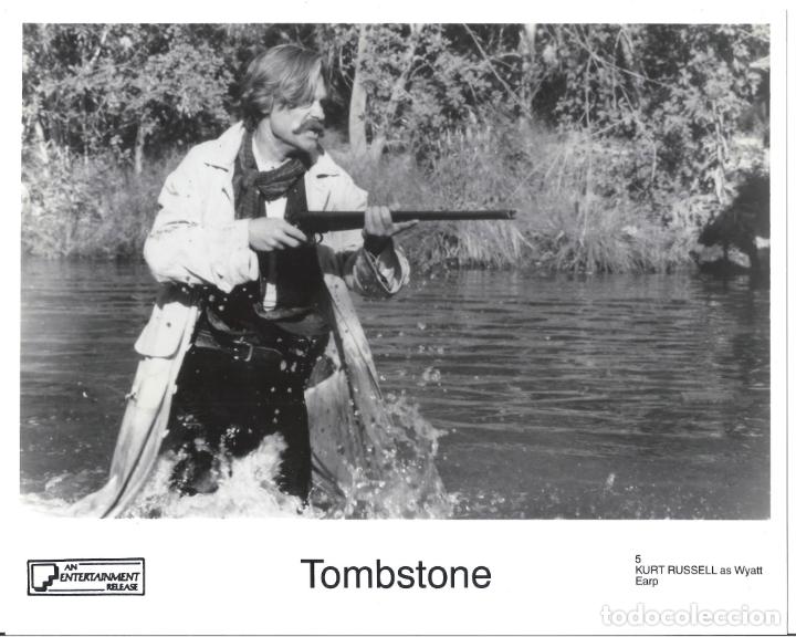 Cin&eacute;ma: F34586 TOMBSTONE KURT RUSSELL FOTO B/N ORIGINAL AMERICANA