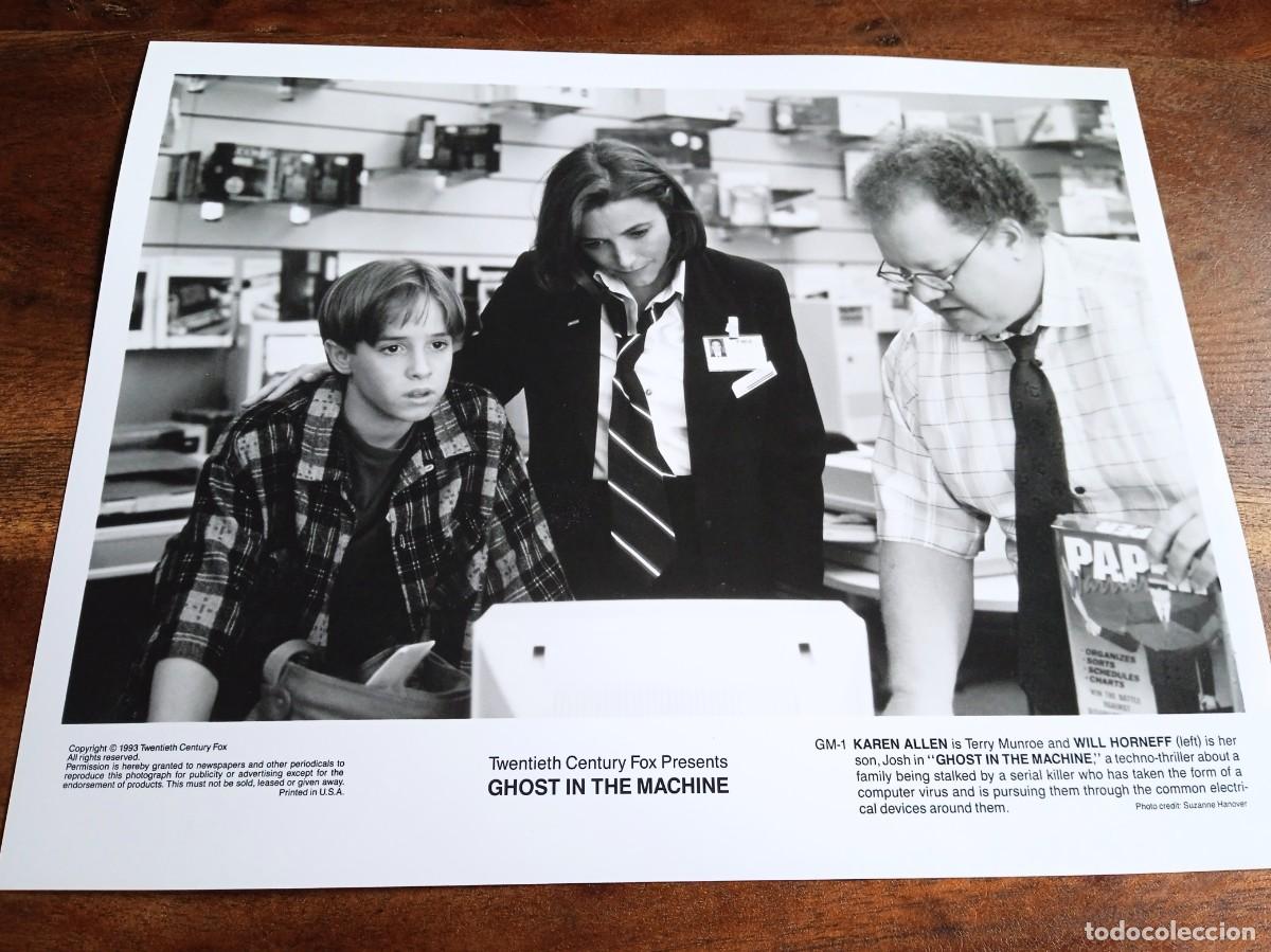 Cine: El chip asesino ghost in the machine - Karen Allen, Will Horneff - Foto Original B/n Fox 1993