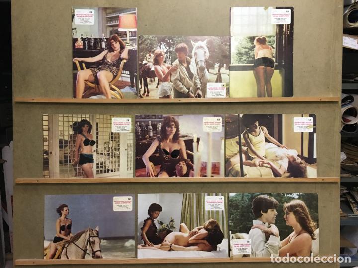 Kino: EQ79D ABERRACIONES SEXUALES DE UNA MUJER CASADA JESUS FRANCO SET 9 FOTOCROMOS ORIGINAL ESTRENO