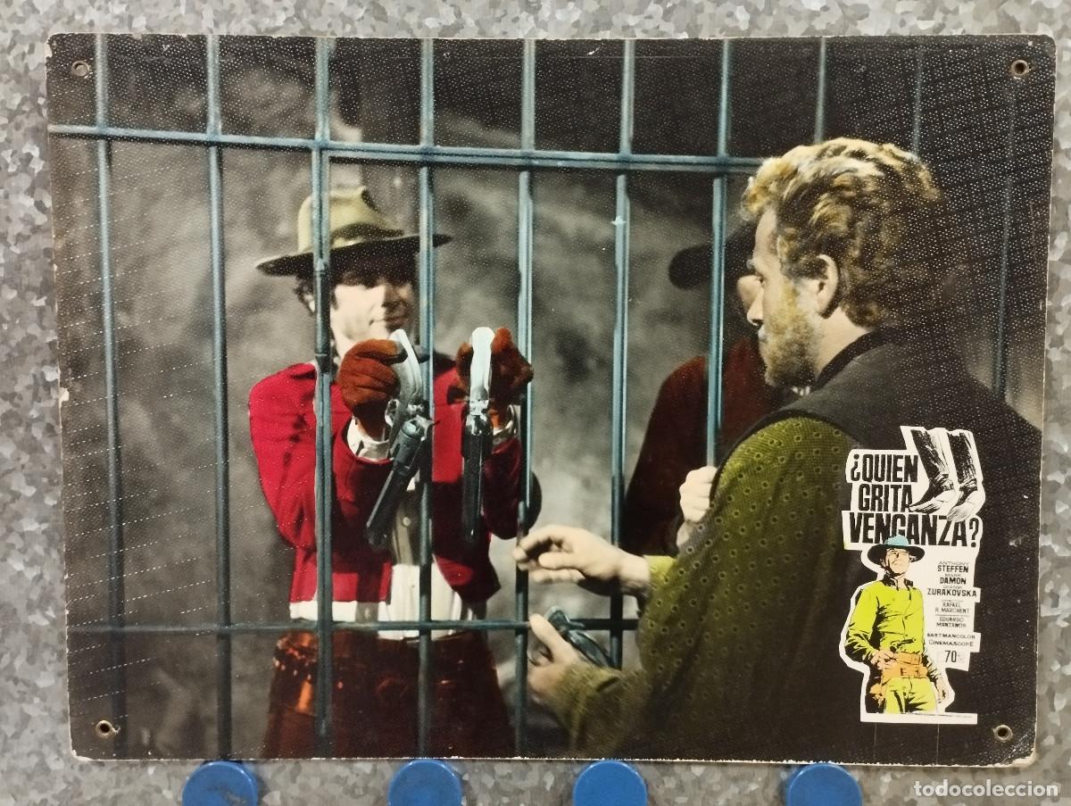 Cinema: &iquest;Qui&eacute;n grita venganza?. Anthony Steffen, Mark Damon, WESTERN FOTOCROMO DE CARTON