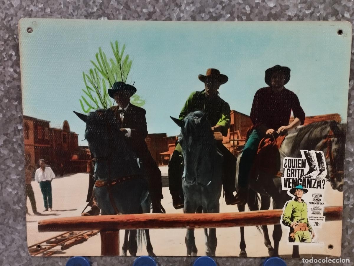 Cinema: &iquest;Qui&eacute;n grita venganza?. Anthony Steffen, Mark Damon, WESTERN FOTOCROMO DE CARTON