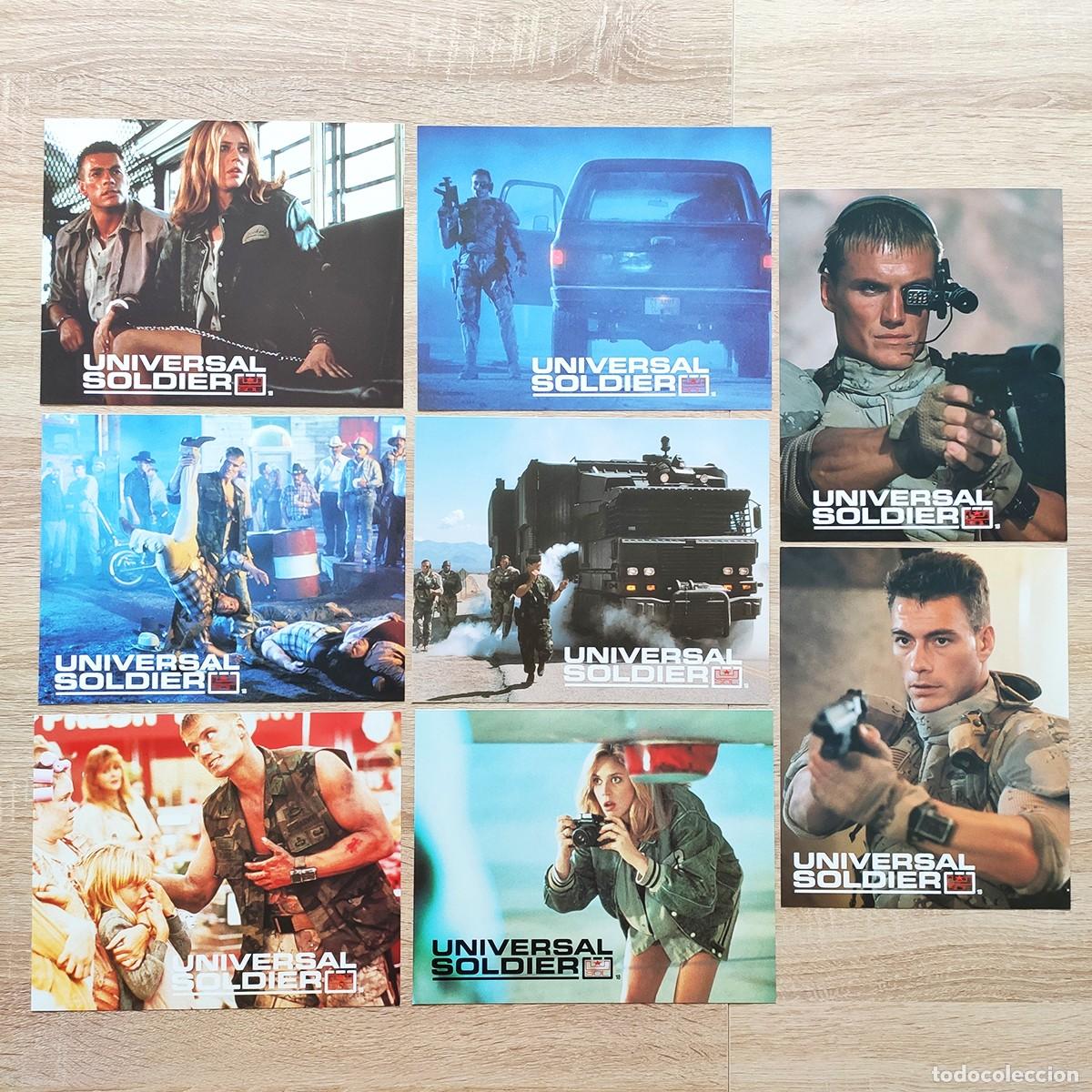 Cine: SOLDADO UNIVERSAL FOTOCROMOS (SET COMPLETO ORIGINAL UK 1992) LOBBY CARDS