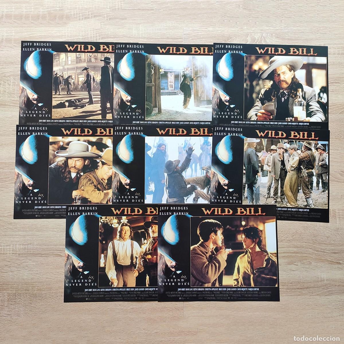 Cine: WILD BILL FOTOCROMOS (SET COMPLETO ORIGINAL USA 1995) LOBBY CARDS JEFF BRIDGES