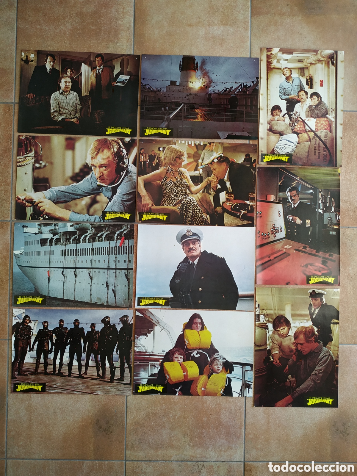 Cine: EL ENIGMA SE LLAMA JUGGERNAUT - 11 FOTOCROMOS + POSTER - F74